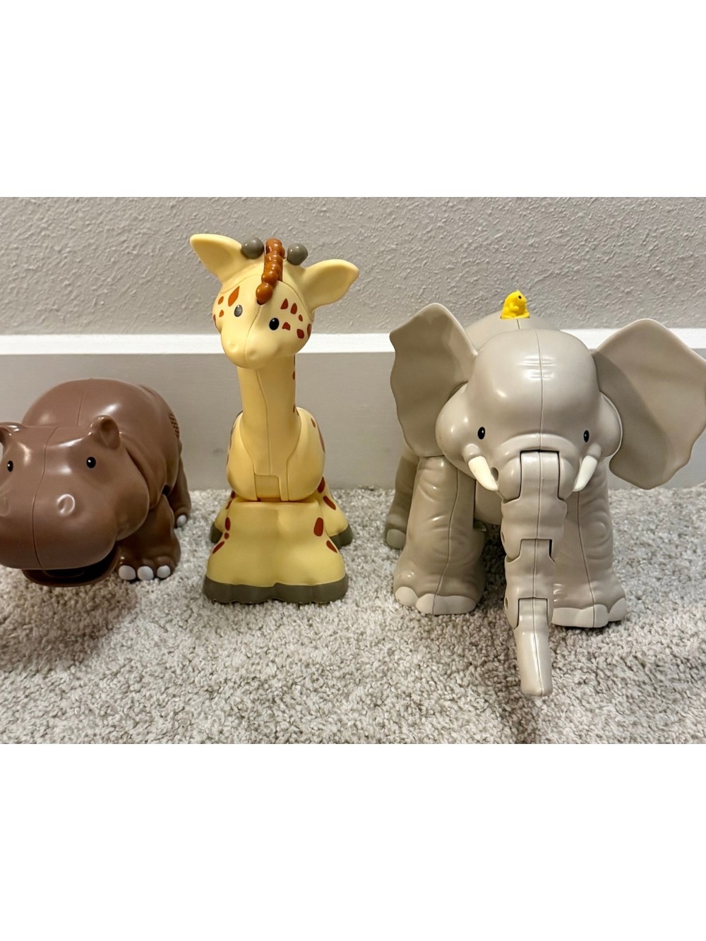 Fisher-Price Little People Big Animal Zoo 3-Piece Set Lot